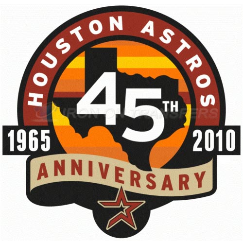 Houston Astros Iron-on Stickers (Heat Transfers)NO.1602